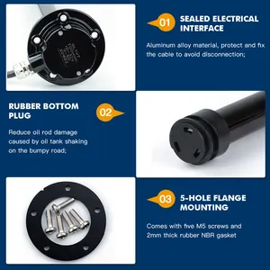 חיישן מפלס דלק קיבולי דיגיטלי באיכות גבוהה GLTV7 עבור גנרטור דיזל - Product Image 4