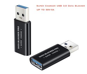 Chargeur rapide 50V-5A Super USB-A en alliage d'aluminium avec bloqueur de données Pro, protection contre le juice jacking pour Android/iOS/Windows, garantie 24 mois - Product Image 1