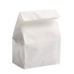 Sacs en papier recyclés, lot de sacs en papier avec masques en coton inclus, emballage idéal pour le déjeuner quotidien, les boutiques et les supermarchés - Product Image 1