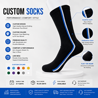 Chaussettes de sport en coton pour hommes, OEM ODM, logo personnalisé avec emballage personnalisé, vente en gros de chaussettes en vrac