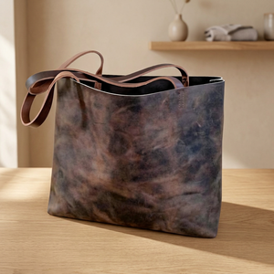 Sac à main décontracté en cuir véritable, écologique, imperméable, avec fermeture éclair, personnalisable, de luxe, antivol, avec bandoulière, 3L+ - Product Image 4
