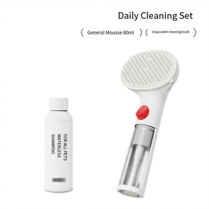 <span class=keywords><strong>Brosse</strong></span> démêlante réglable en plastique pour animaux de compagnie, sans lavage, pour poils longs et fins, outil de nettoyage pour chats et chiens, sans rinçage - Product Image 3