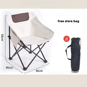 Garden <b>Chair</b> Wholesale Lazy Round Sofa <b>Padded</b> Saucer Portable <b>Folding</b> Moon <b>Chair</b> Cloud Adults Oxford & Steel Modern - Product Image 6