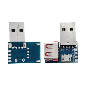 Micro USB Feminino USB Masculino USB Feminino DIP Interchange Adapter Converter Connector Module