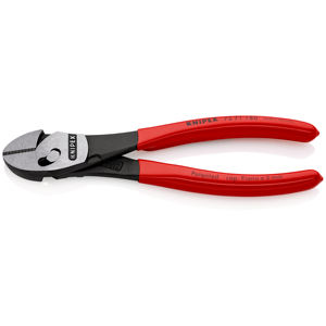 KNIPEX 73 71 180 Cortador diagonal TwinForce de alto rendimiento con revestimiento de plástico negro 180 mm - Product Image 1