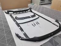 Kit carrosserie style ALN en fibre de carbone sèche : Lame avant, jupes latérales, diffuseur, spoiler de coffre, spoiler de toit pour Audi RS6 RS7 2019-2023