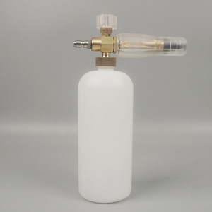 Pistolet à mousse sous pression 60 bars réglable pour lave-auto en plastique, laiton et acier inoxydable - Product Image 3