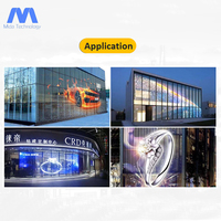 Meilleures ventes - Écran d'affichage LED transparent à haute luminosité pour centre commercial intérieur