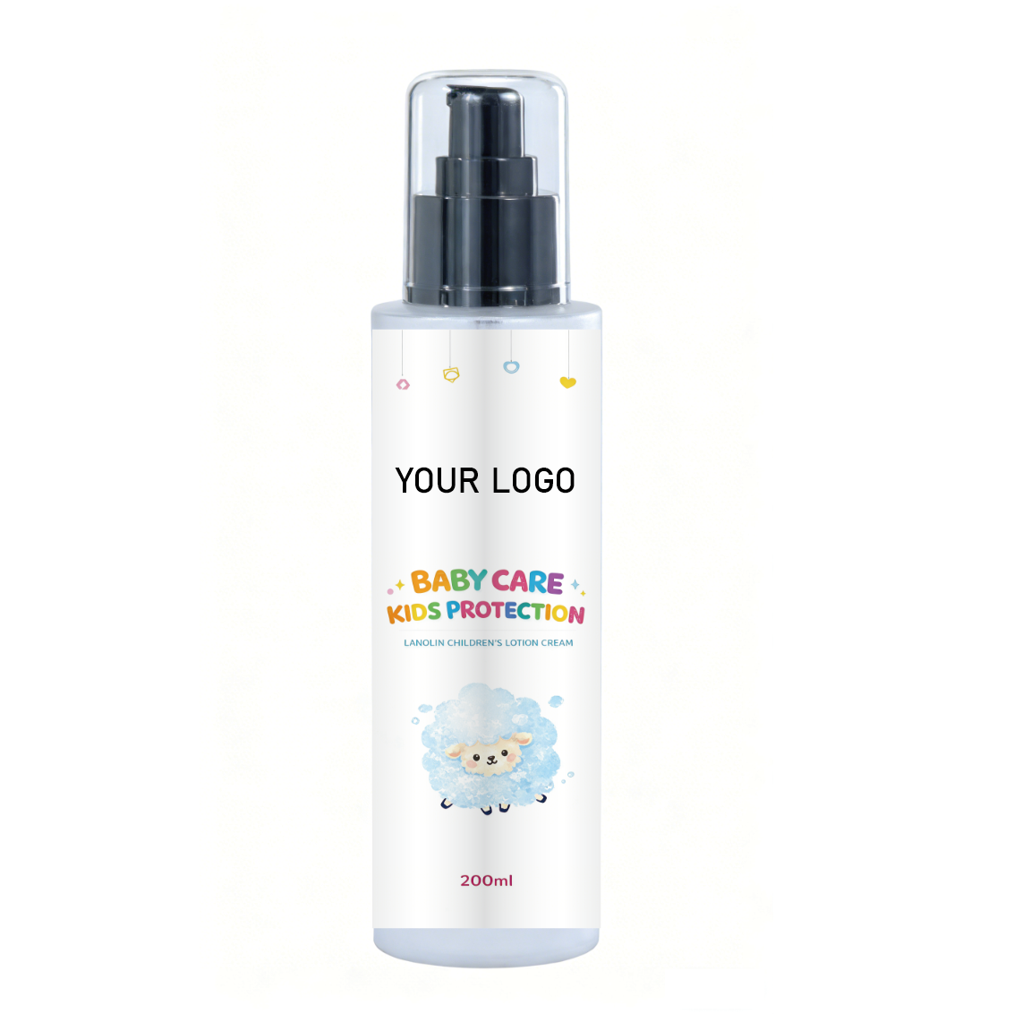 OEM Natural Organic Baby & Children's Body Lotion 500ml – Moisturizing Skin Care Lotion for Soft, Smooth & Healthy-Looking Skin