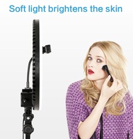 Selfie Beauté Maquillage Live Stream Fill Lamp Anneau Lumineux 14 Inch Aro De Luz Profesional Led Ring Light Avec Trépied Stand