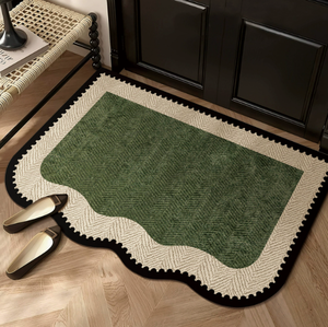 <span class=keywords><strong>Tapis</strong></span> de sol antidérapant, lavable, moderne, abstrait, fin, pour chambre/bureau, <span class=keywords><strong>tapis</strong></span> d'entrée résistant à la saleté, facile à nettoyer, en polyester - Product Image 2