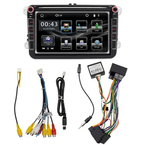 High Quality Auto Electronics Car DVD Player Android Car Navigation Reversing Aid Wireless Car play For VW Skoda Seat