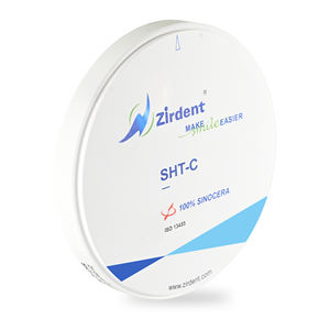 Zirdent Top SHT-C 5 colori Sinocera dentina in polvere alta traslucenza blocchi di Zirconia dentale 22mm - Product Image 1