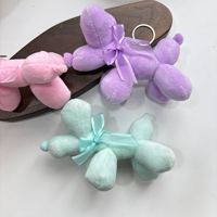 Porte-clés pendentif chien en peluche mignon et adorable pour sac