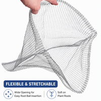 Panier en treillis métallique tricoté en acier inoxydable 304, protection racinaire pour plantes, anti-campagnols, rongeurs et taupes, pour arbres, légumes, fleurs et bulbes