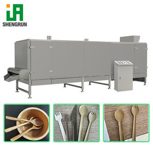 เครื่องทำขนมขบเคี้ยวอัตโนมัติรุ่นใหม่ SHENGRUN ผลิตภัณฑ์คุณภาพสูง ปลอดภัยสำหรับอาหาร น้ำหนักเบา ผลิตขนมเค้ก <span class=keywords><strong>ข้าว</strong></span>โพ<span class=keywords><strong>ด</strong></span>บด และภาชนะใส่อาหาร กำลังการผลิต 500 กก./ชม. - Product Image 6