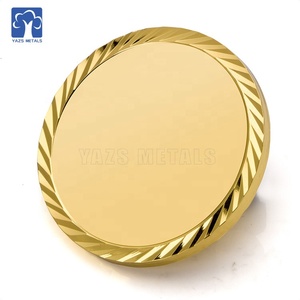 24 18k <span class=keywords><strong>Gold</strong></span> Blank Print Personal Logo Free Sample Blanks No Minimum Metal Challenge Coin Promotional Coins - Product Image 4