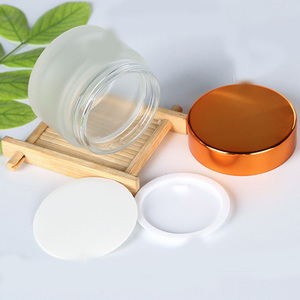 Frascos de Vidrio Esmerilado para Cosméticos, Más Vendidos, Envases para Crema Facial, Frascos de Vidrio para Dispensar Cosméticos con Tapas - Product Image 3