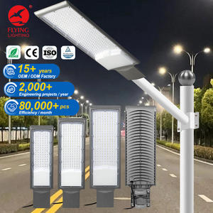 Lampu Jalan LED Aluminium Alloy Tahan Air AC Outdoor 100W 150W 200W IP65 Lampu Jalan Kustom untuk Jalan, Tempat Parkir, Penerangan Umum - Product Image 1