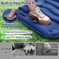 Ultraléger 40D TPU Compact Backpacking Gonflable Tapis de Couchage Air Matelas Camping Isolé Tapis de Couchage