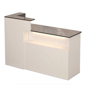 Multi-Purpose Cash Register & Reception <b>Desk</b> Counter Table for Clothing Stores Women's Shops Beauty <b>Salons</b>-Simple Modern Design - Product Image 6