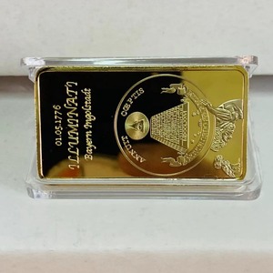 Masonic biểu tượng đồng xu vuông vàng thanh Quà tặng kỷ niệ<span class=keywords><strong>m</strong></span> cho Đảng - Product Image 3