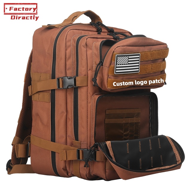 New 900D Oxford Computer Interlayer Tactical Backpack 35L Molle Assault Pack Camping Tactical Backpack Bag OEM Hiking Backpack