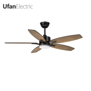 Hiện đại 42 inch LED quạt trần với điều khiển từ xa kim loại xây dựng 6 tốc độ 5 Blades DC động cơ cho phòng khách trong nhà sử dụng - Product Image 5