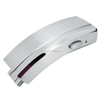Boucle de montre 16mm 18mm à commande par bouton, fermoir d'extension pour plongeur, boucle de bracelet de montre réglable