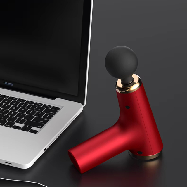 Yixuan Best Key Model Factory Direct Sales Organization Stimulator Mini Portable Handle Massage Gun Muscle Body Massage Gun