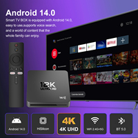 Boîtier TV Android Topleo 8 Go 128 Go 8K HDR WiFi 5G Android 14 Lecteur multimédia Quad Core Smart 4K Android Box