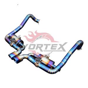 Système d'échappement Catback Valvetronic en titane Vortex Performance avec télécommande pour Porsche Boxster & Cayman 718 2.0 T2.5 Ti - Product Image 1