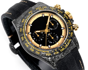 Montre mécanique haut de gamme pour homme, en fibre de carbone composite ultra-résistante avec poudre luminescente, dernière œuvre maîtresse, version personnalisée - Product Image 1