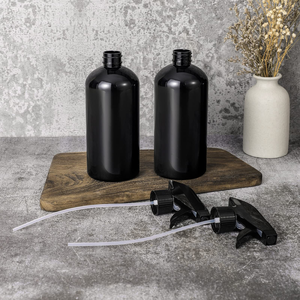 24 Teeth 130ml PET Brown Sloping Shoulder Toner Watering Flowers <b>Small</b> Nozzle Trigger <b>Spray</b> Gun Plastic <b>Bottle</b> with Keychain - Product Image 2