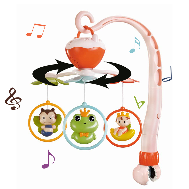 Infant Baby Gift Abs Musical Crib