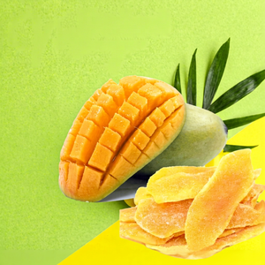 Tranches de mangue séchées, faible teneur en sucre, collation sucrée, fruit naturel, emballage en pot Mason, Vietnam, biologique, qualité supérieure, texture moelleuse, export en vrac - Product Image 1