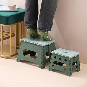 Folding <b>Stool</b> Portable Outdoor Plastic Chair Foldable Garden Seat Large <b>Small</b> Size Minimalist Design - Product Image 2