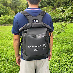 PVC <b>Waterproof</b> Outdoor Floating <b>Backpack</b> <b>Roll</b> <b>Top</b> Snorkeling Beach Heavy Duty Mountaineering Swimming Upstream Drifting Dry Bag - Product Image 2