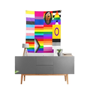 ธงแขวนผนังลายธงเกย์ LGBTQ โพลีเอสเตอร์ ออกแบบเองได้ สำหรับตกแต่งห้อง ฉลองเดือนแห่งความภาคภูมิใจ ใช้ในงานอีเว้นท์ - Product Image 4