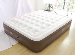 Grand matelas gonflable avec dossier, <span class=keywords><strong>lit</strong></span> d'appoint portable, coussin d'air, <span class=keywords><strong>lit</strong></span> simple ou double, canapé-<span class=keywords><strong>lit</strong></span> pliable pour salon intérieur - Product Image 3