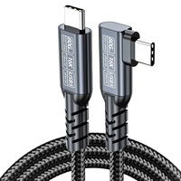 Cable de Datos USB5 de Alta Velocidad 80G 240W con Carga Rápida para Laptop y Teléfono, Tipo-C a C, Compatible con Adaptador de Proyección HD 16K