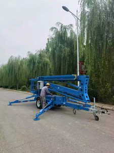 Aanhangwagen Gemonteerde Giek <span class=keywords><strong>Lift</strong></span> Sleepbaar Schaarlift Oplegger Gemonteerde Hoogwerker - Product Image 6