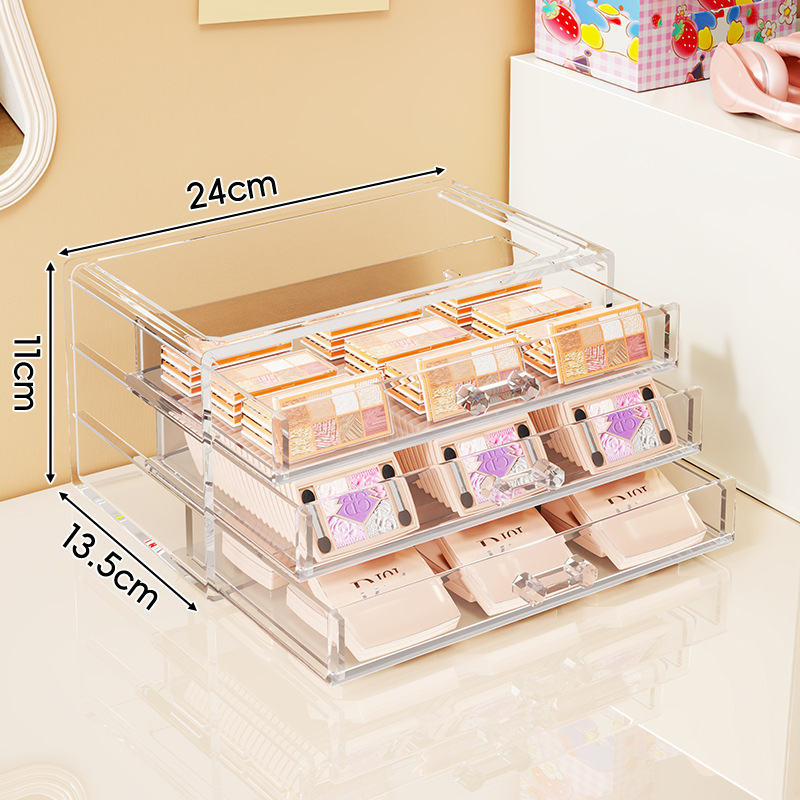 Transparent - Three-drawer