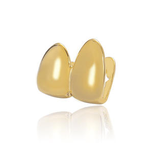 Vendita calda moda Grillz due denti superiori Iced Out Hip Hop personalità decorazione di Halloween Grillz gioielli per il corpo - Product Image 1