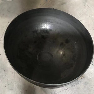 Cuenco metálico de media esfera grande, 6mm de grosor, 36 pulgadas, acero al carbono suave - Product Image 2