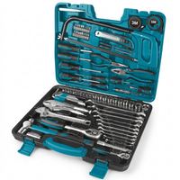 Ensemble d'outils manuels multi-usages de 86 pièces, clé à cliquet, tournevis, pinces, kit portable, coffret à outils pour atelier