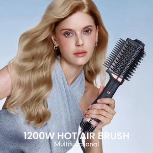 Sèche-cheveux professionnel 1200W souffleur <span class=keywords><strong>brosse</strong></span> ronde <span class=keywords><strong>chauffante</strong></span> sèche-cheveux volumateur Air chaud bigoudi lisseur <span class=keywords><strong>brosse</strong></span> - Product Image 3