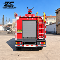 Camion de pompiers compact Isuzu ELF à double cabine, adapté aux routes étroites, pour les secours municipaux ruraux, à vendre