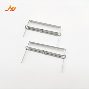 Văn phòng phẩm phụ kiện 80mm Nickel kim loại chất kết dính Clip với 2 lỗ giấy tập tin thư mục Fastener cho văn phòng (nhựa có sẵn) - Product Image 3