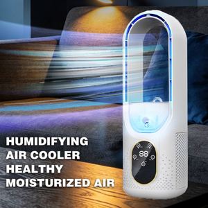 Multi-Functional Bladeless Desk Fan, Humidifying & Purifying Air Cooler, 6H Timer Silent Fan for Bedroom Living Room - Product Image 3